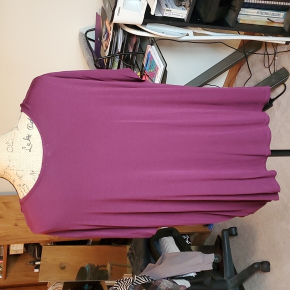 Maurices plum colored blouse size 3X - Picture 4 of 11